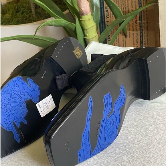 BURBERRY Men’s Patent Leather Chelsea Boots Size 11 (Authenticity guaranteed) - Picture 4 of 16